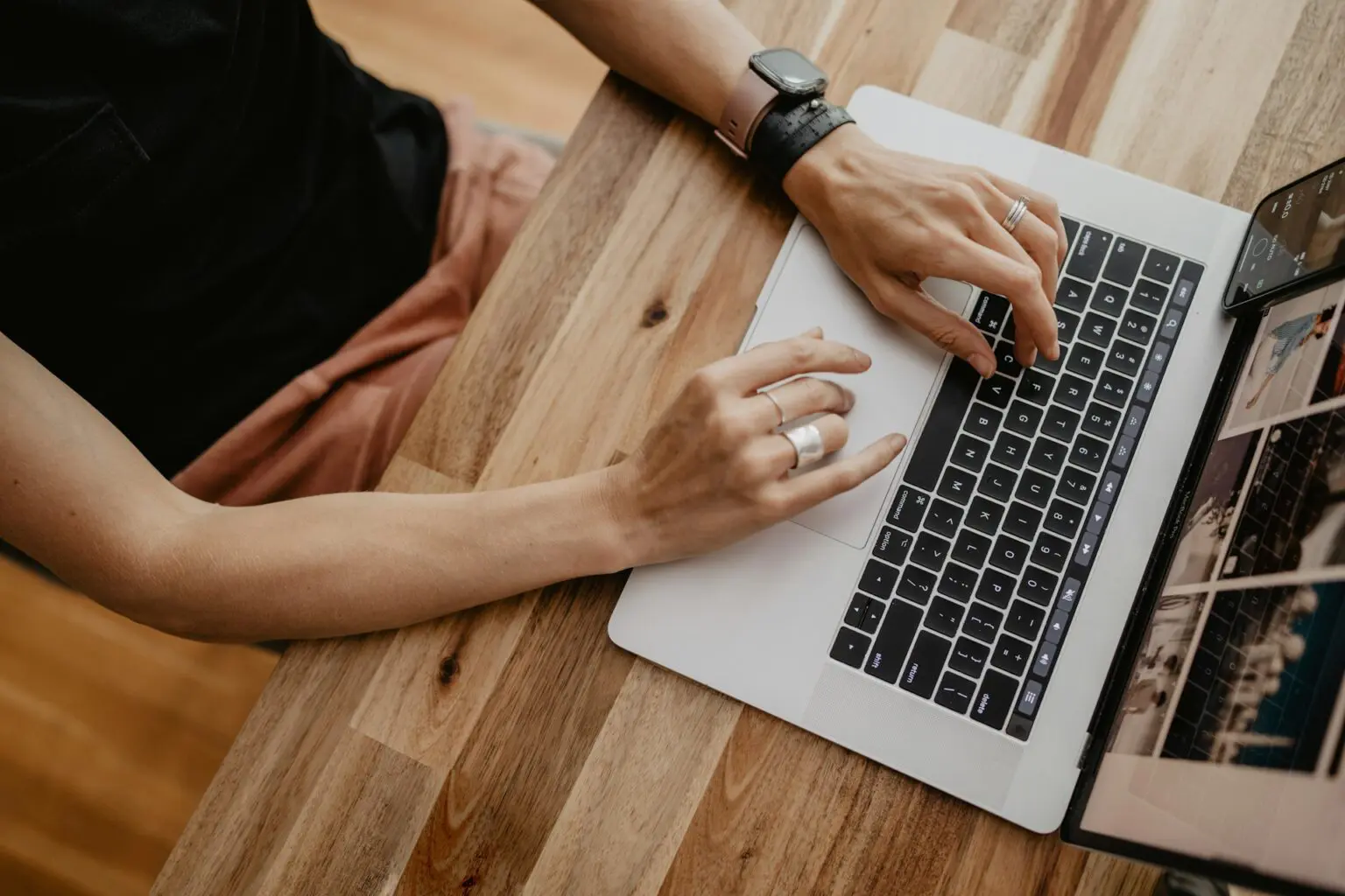 Responsive website design shown on desktop, tablet and mobile